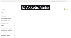 Desktop Screenshot of akkelisaudio.com